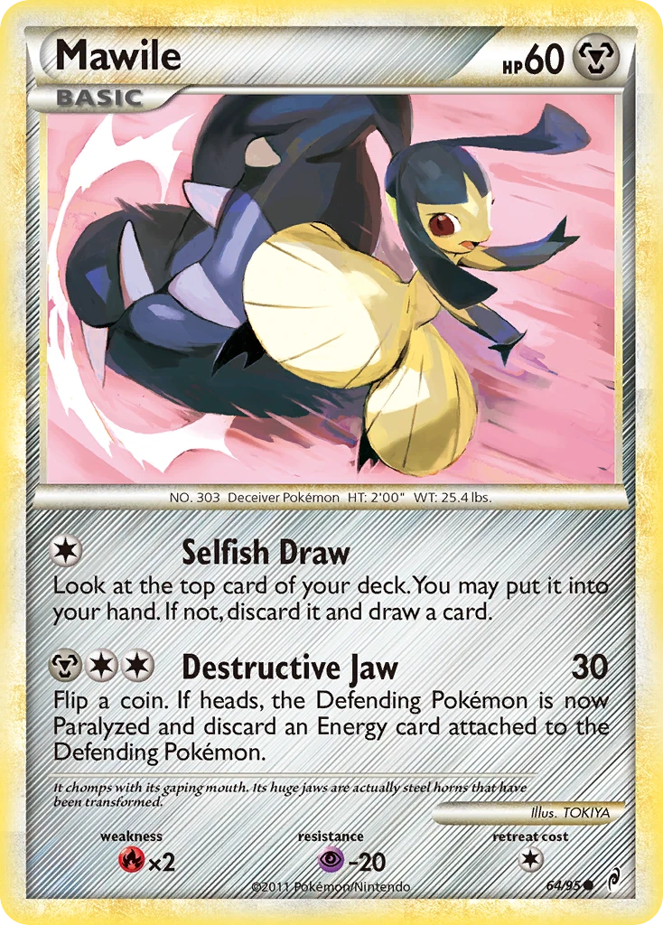 Mawile 64/95, Call of Legends Pokémon card
