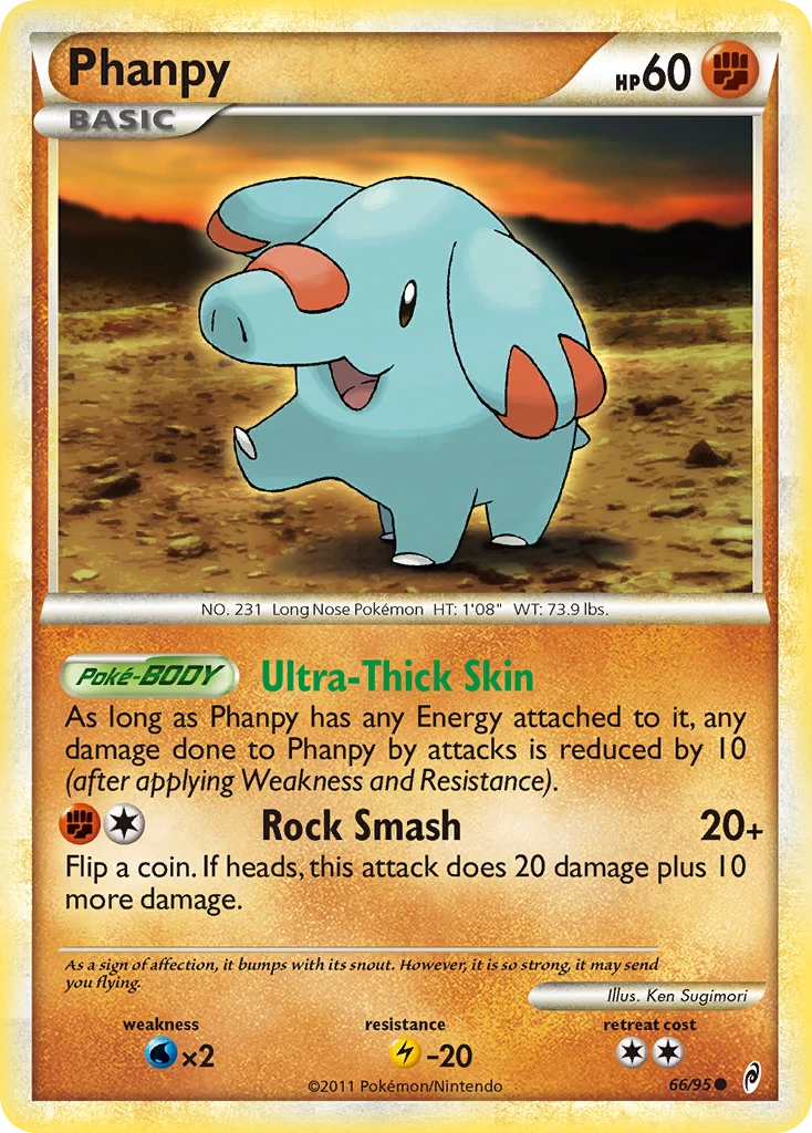 Phanpy 66/95, Call of Legends Pokémon card