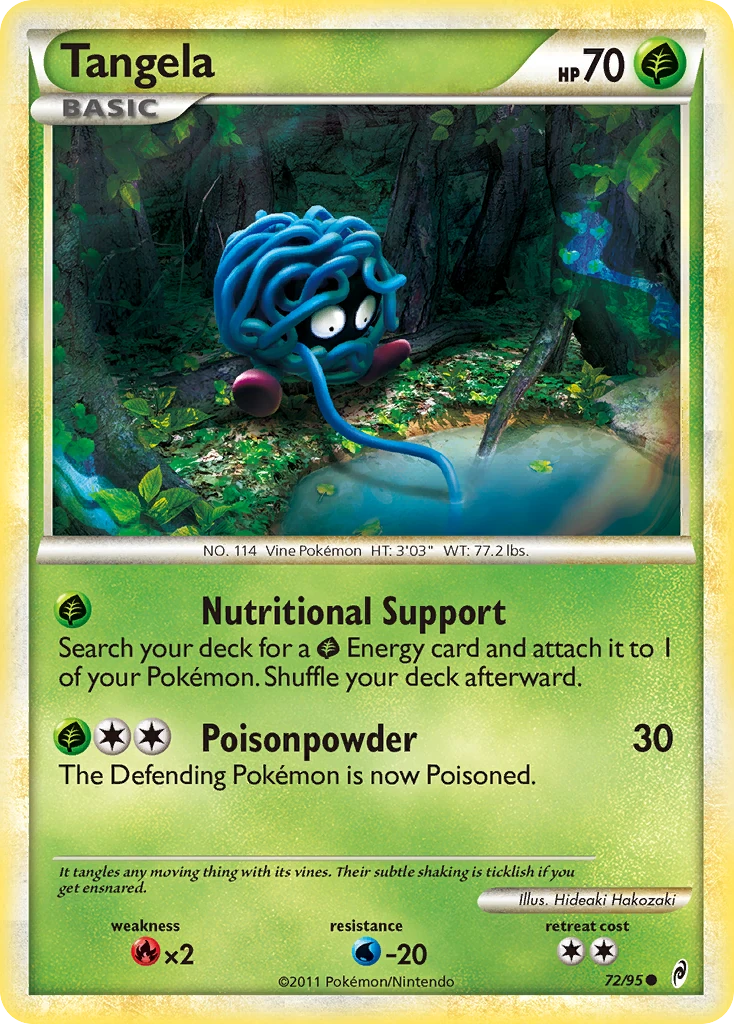 Tangela 72/95, Call of Legends Pokémon card