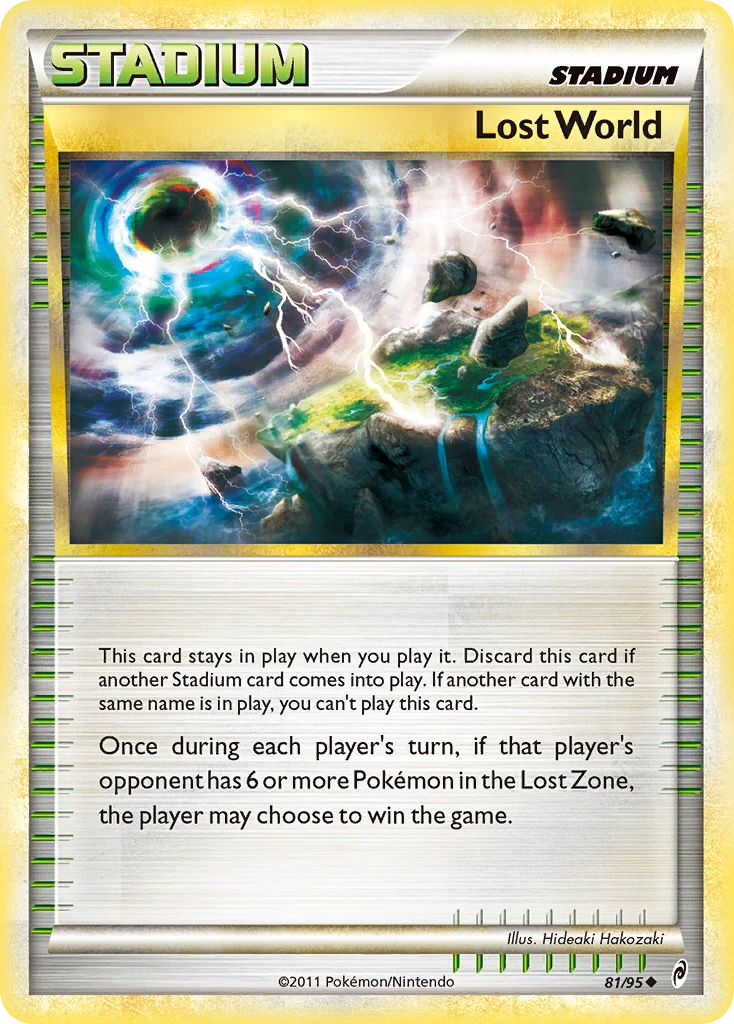 Lost World 81/95, Call of Legends Pokémon card