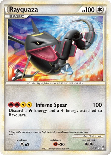 Rayquaza SL10 from Call of Legends