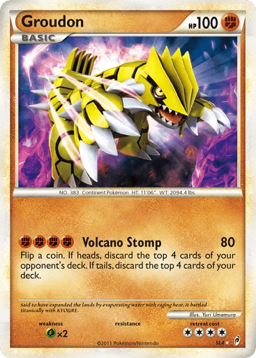 Groudon SL4 from Call of Legends
