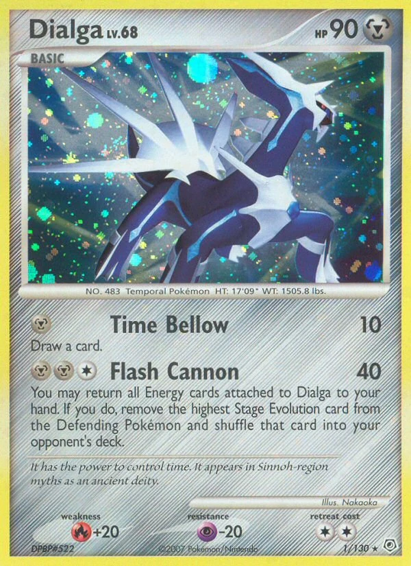Dialga 1/130, Diamond & Pearl Pokémon card