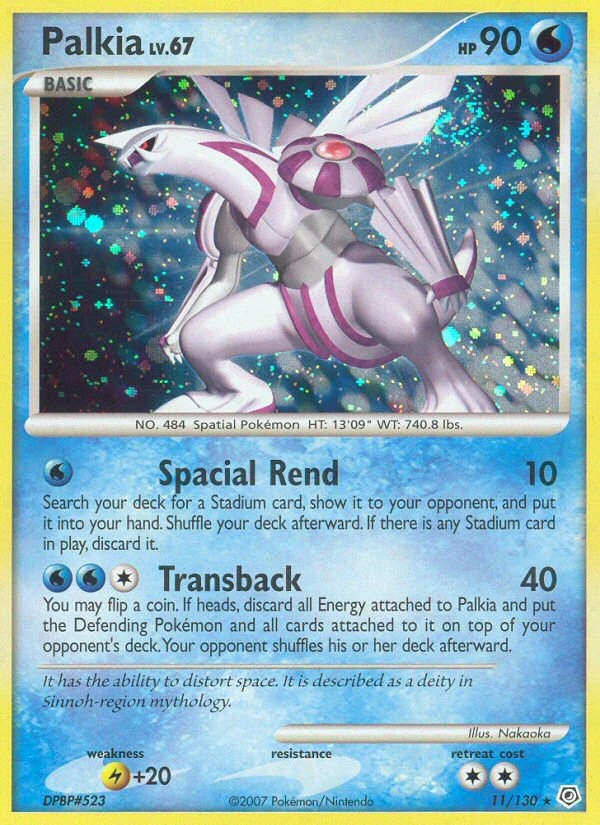 Palkia 11/130, Diamond & Pearl Pokémon card