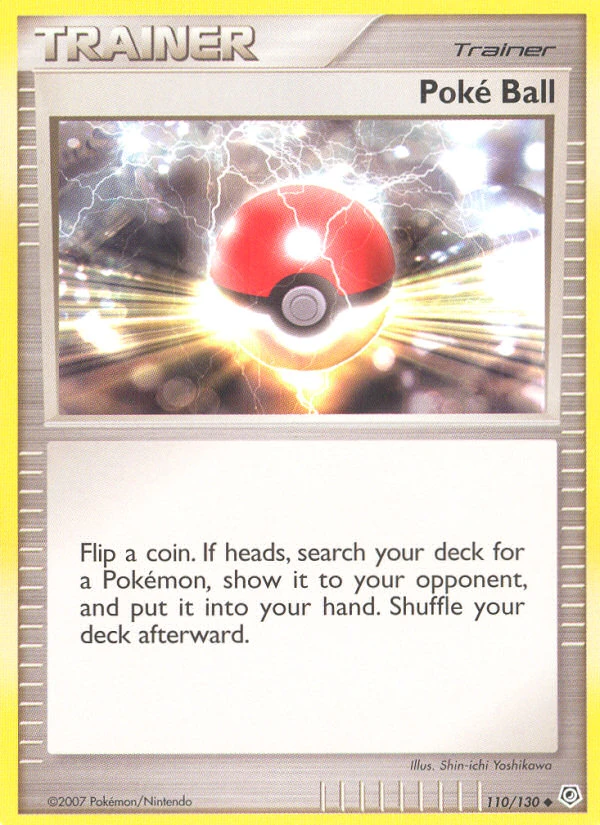 Poké Ball 110/130, Diamond & Pearl Pokémon card