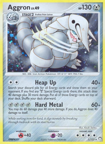 Aggron 1/123 from Mysterious Treasures