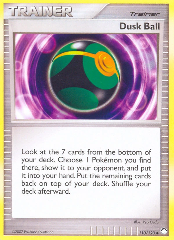 Dusk Ball 110/123, Mysterious Treasures Pokémon card