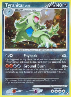 Tyranitar 17/123, Mysterious Treasures
