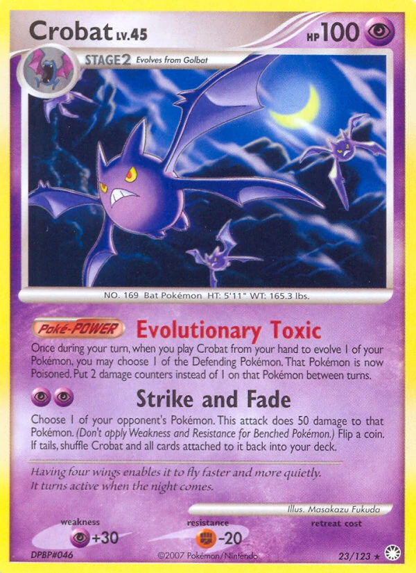 Crobat 23/123, Mysterious Treasures Pokémon card