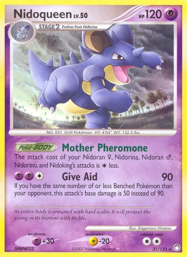 Nidoqueen 31/123, Mysterious Treasures Pokémon card