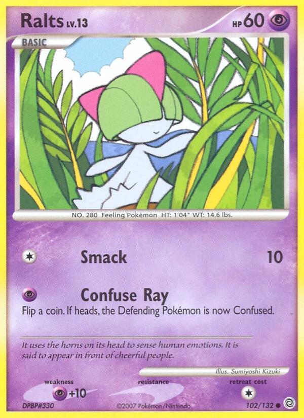 Ralts 102/132, Secret Wonders Pokémon card