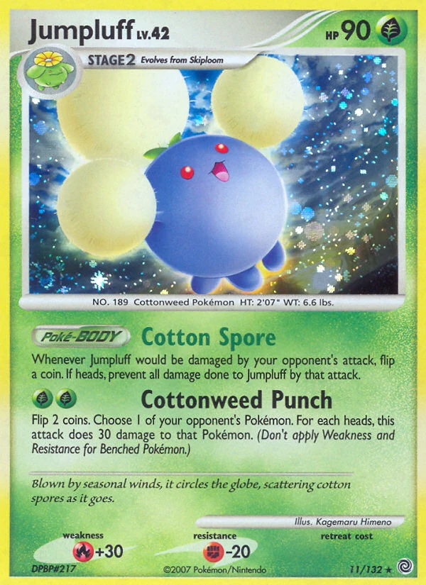 Jumpluff 11/132, Secret Wonders Pokémon card