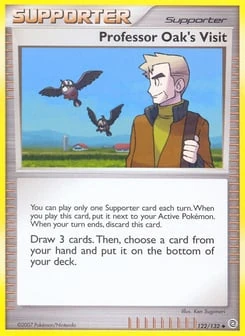 Professor Oak's Visit 122/132 Secret Wonders