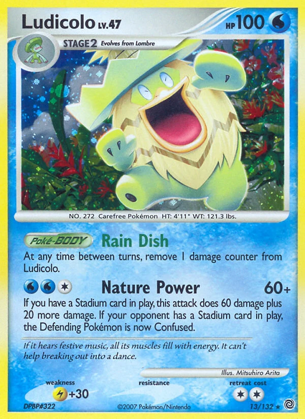Ludicolo 13/132, Secret Wonders Pokémon card
