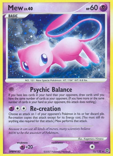 Mew 15/132 from Secret Wonders