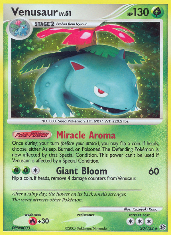 Venusaur 20/132, Secret Wonders Pokémon card