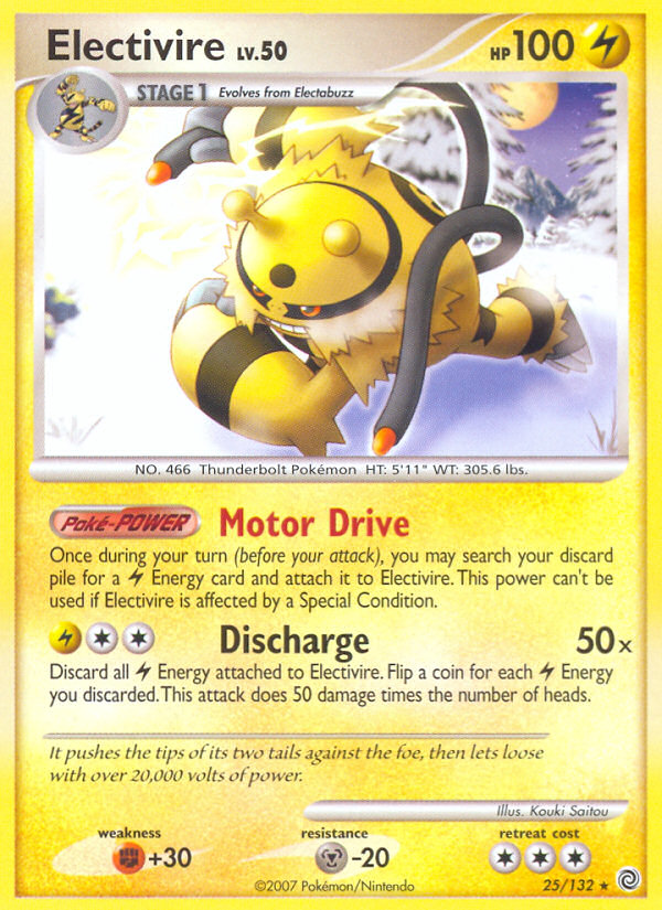 Electivire 25/132, Secret Wonders Pokémon card
