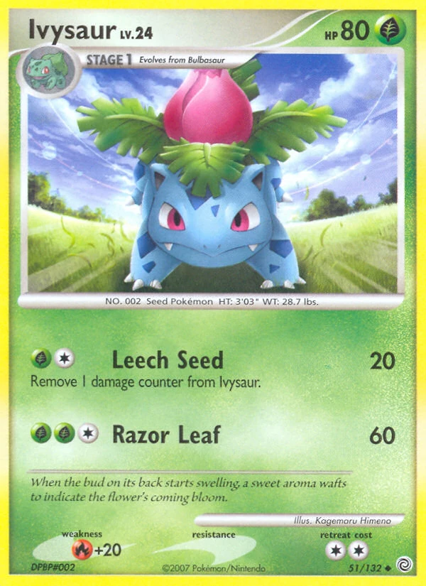 Ivysaur 51/132, Secret Wonders Pokémon card