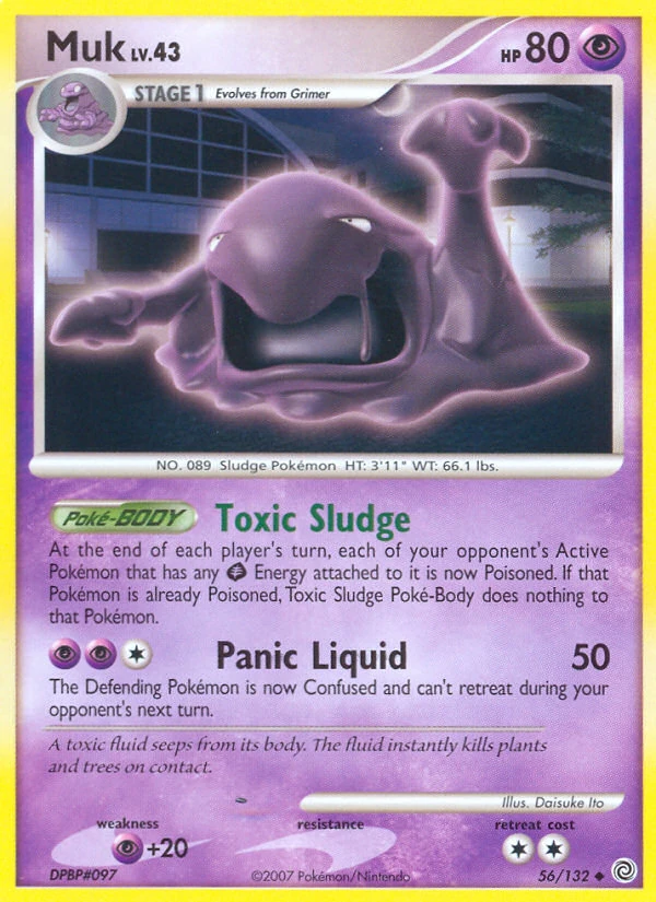 Muk 56/132, Secret Wonders Pokémon card