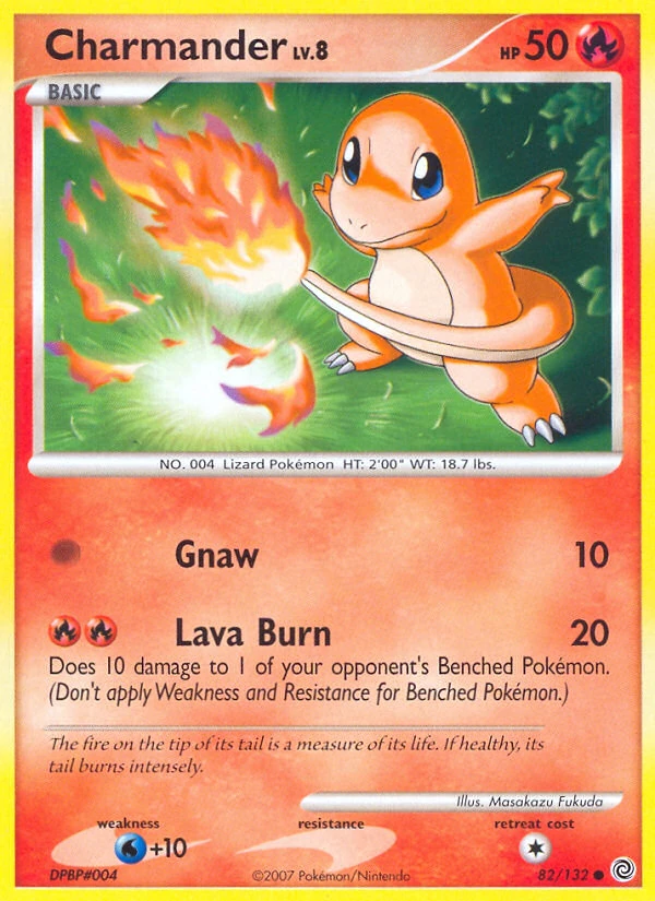 Charmander 82/132, Secret Wonders Pokémon card