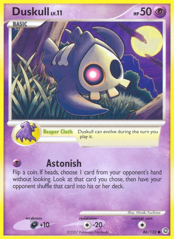 Duskull 86/132, Secret Wonders Pokémon card