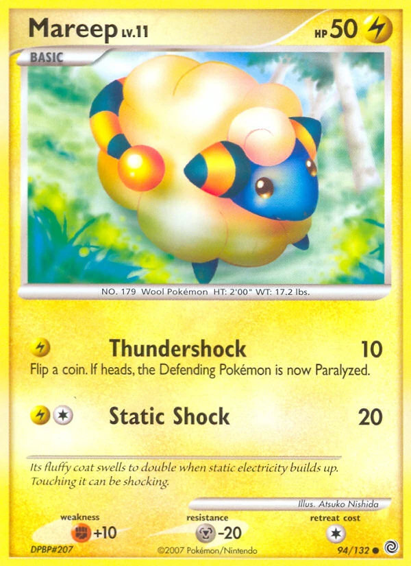 Mareep 94/132, Secret Wonders Pokémon card