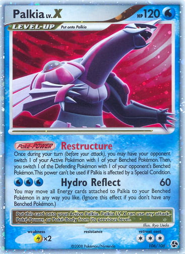 Palkia LV.X 106/106 from Great Encounters