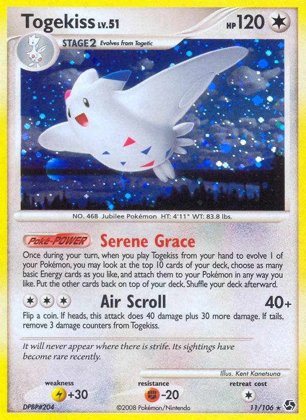 Togekiss 11/106, Great Encounters Pokémon card