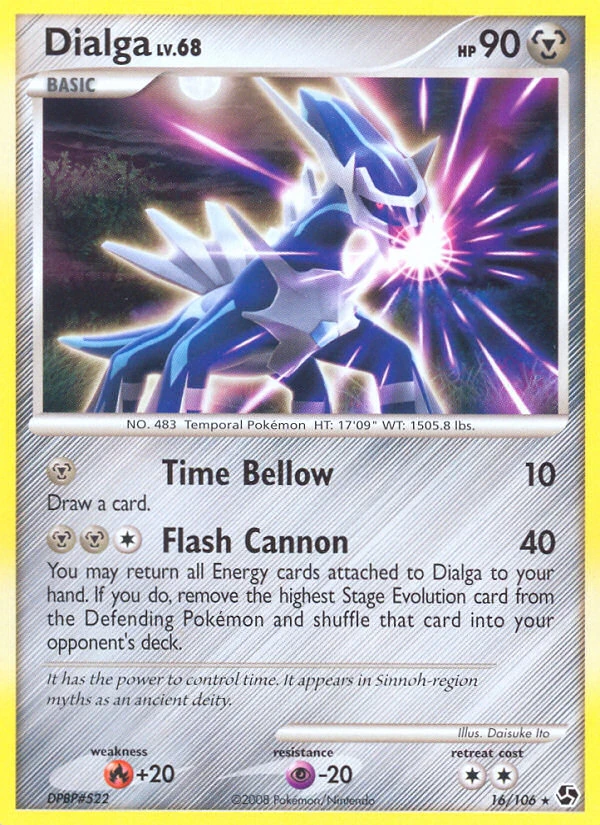 Dialga 16/106, Great Encounters Pokémon card