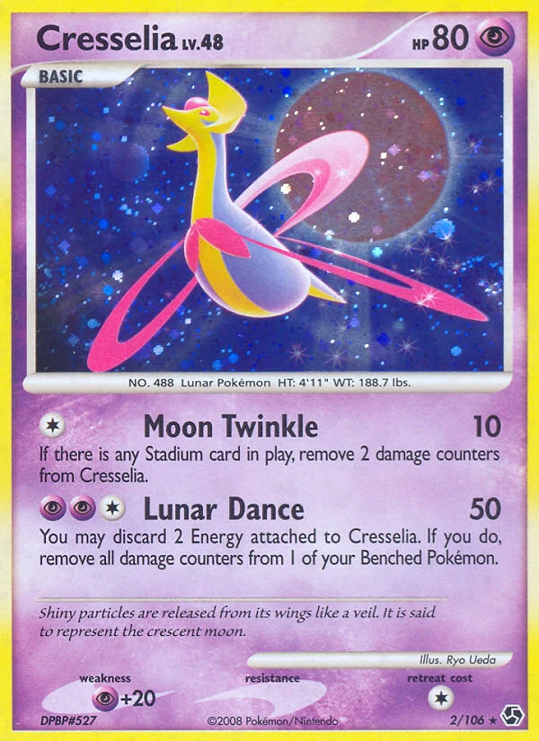 Cresselia 2/106, Great Encounters Pokémon card