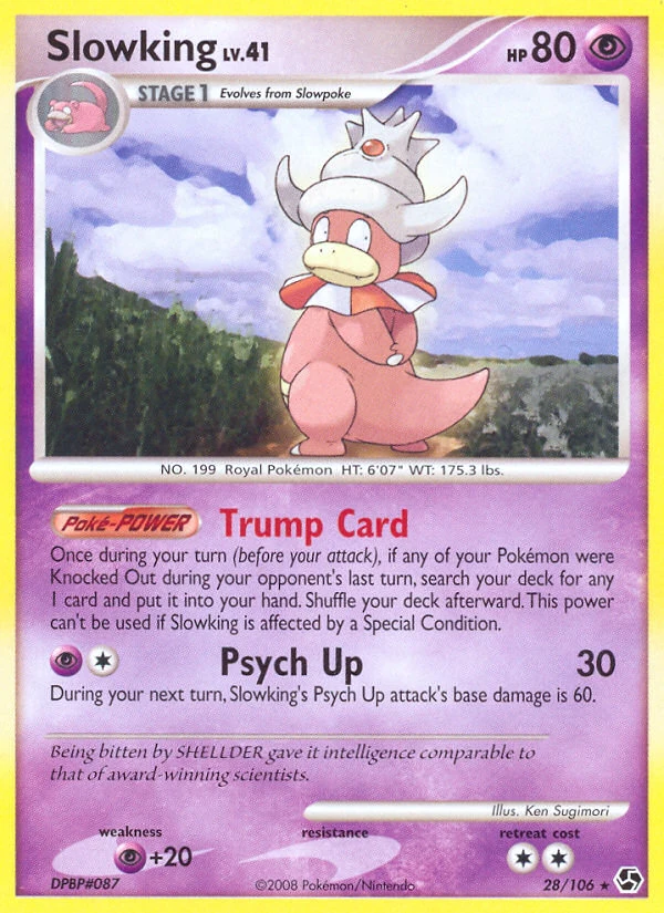 Slowking 28/106, Great Encounters Pokémon card