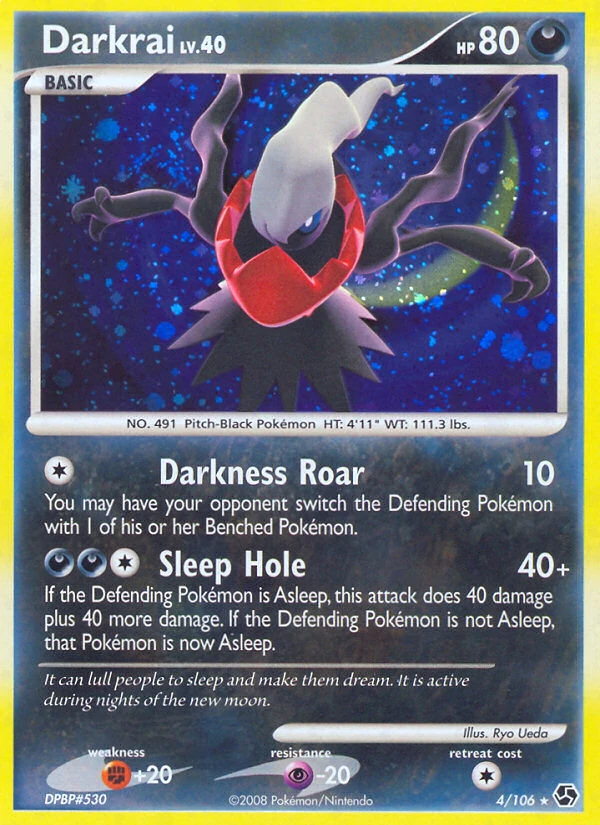 Darkrai 4/106, Great Encounters Pokémon card