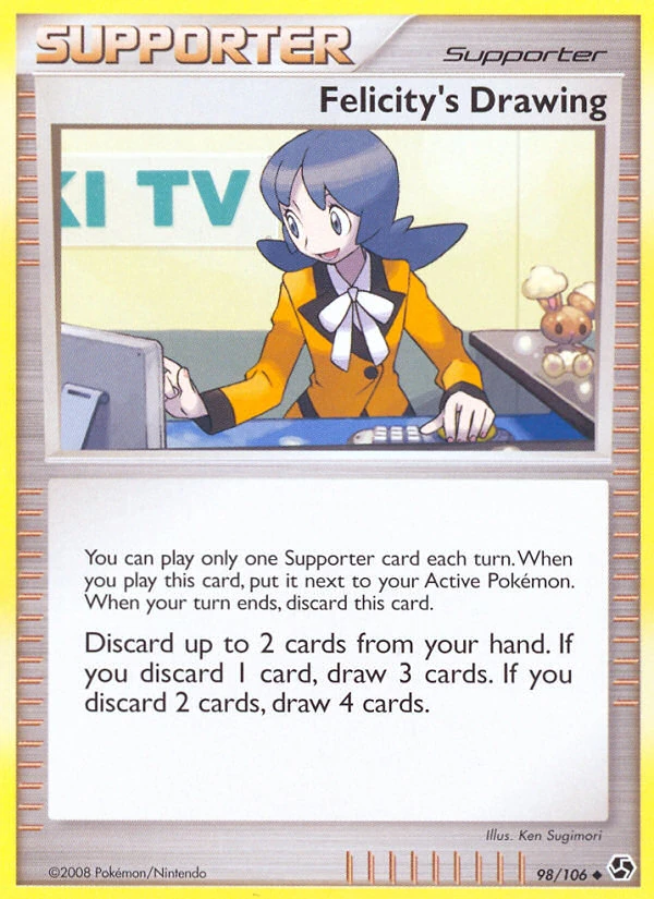Felicity's Drawing 98/106, Great Encounters Pokémon card