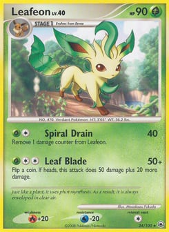 Leafeon 24/100, Majestic Dawn