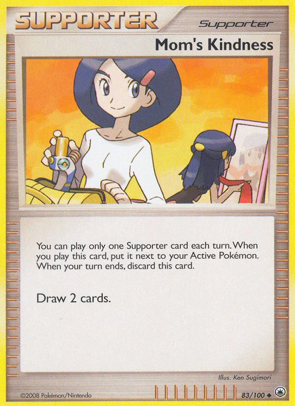 Mom's Kindness 83/100, Majestic Dawn Pokémon card