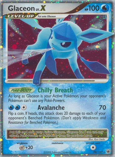 Glaceon LV.X 98/100 from Majestic Dawn