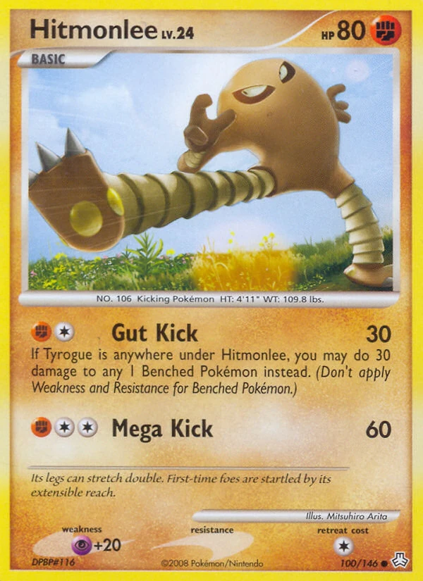 Hitmonlee 100/146, Legends Awakened Pokémon card