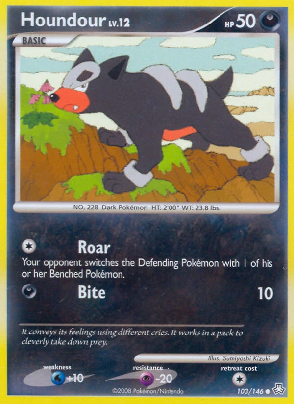 Houndour 103/146, Legends Awakened Pokémon card