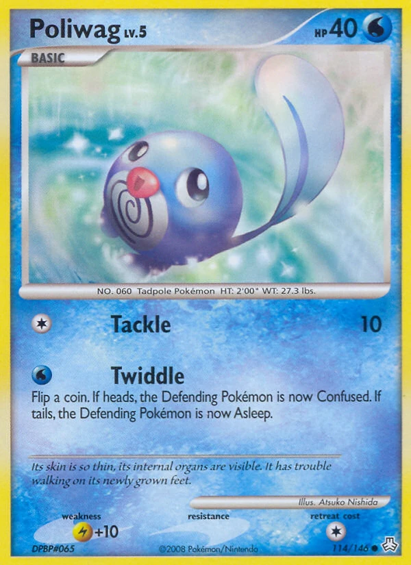 Poliwag 114/146, Legends Awakened Pokémon card