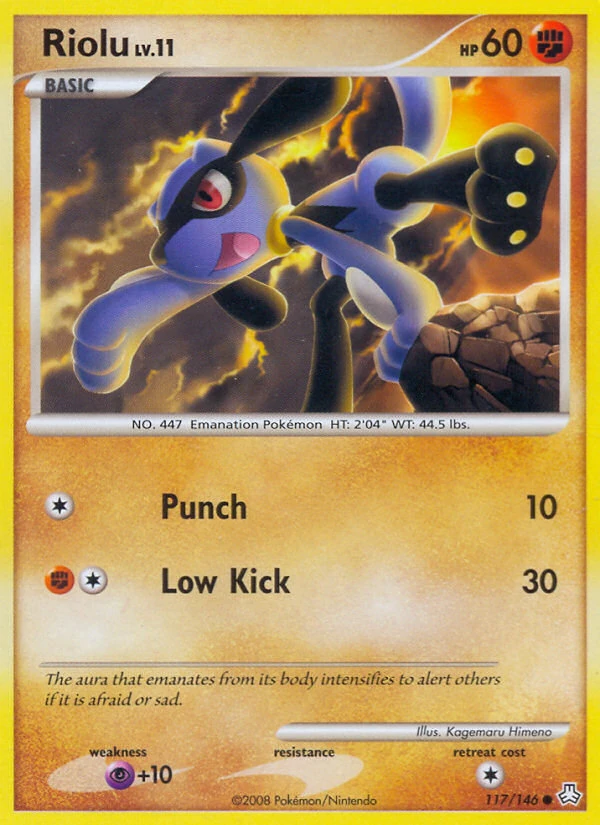 Riolu 117/146, Legends Awakened Pokémon card