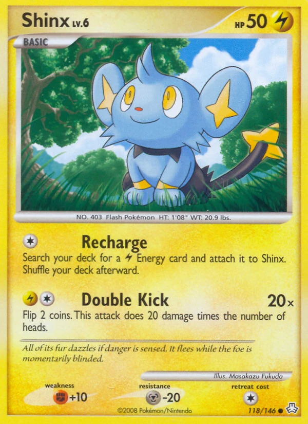 Shinx 118/146, Legends Awakened Pokémon card