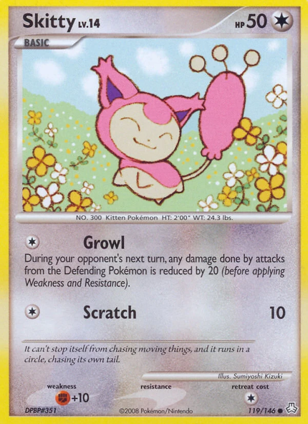 Skitty 119/146, Legends Awakened Pokémon card