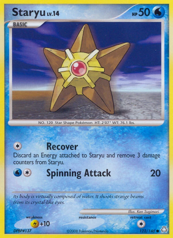 Staryu 122/146, Legends Awakened Pokémon card