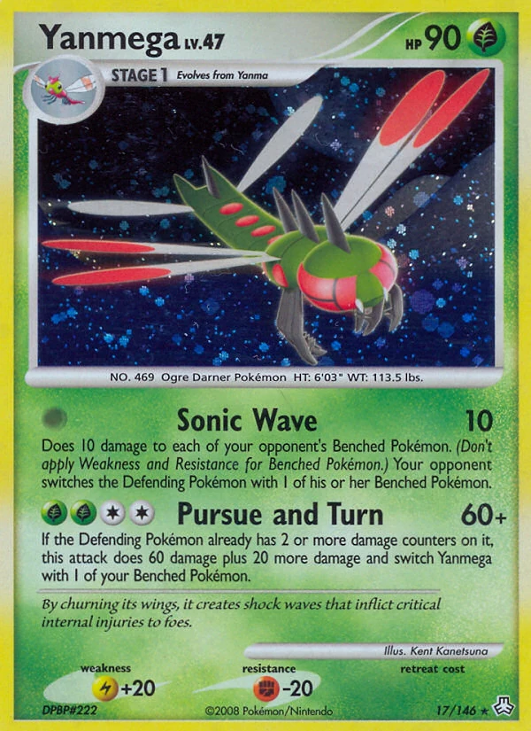 Yanmega 17/146, Legends Awakened Pokémon card