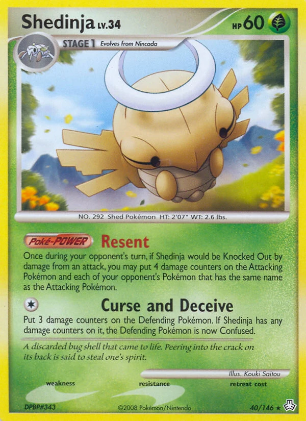 Shedinja 40/146, Legends Awakened Pokémon card