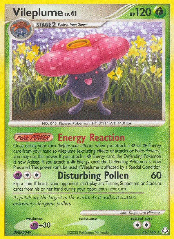 Vileplume 45/146, Legends Awakened Pokémon card