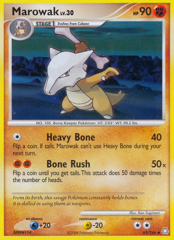 Marowak 63/146, Legends Awakened Pokémon card