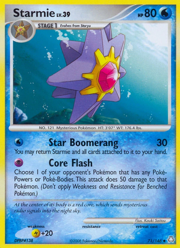 Starmie 71/146, Legends Awakened Pokémon card