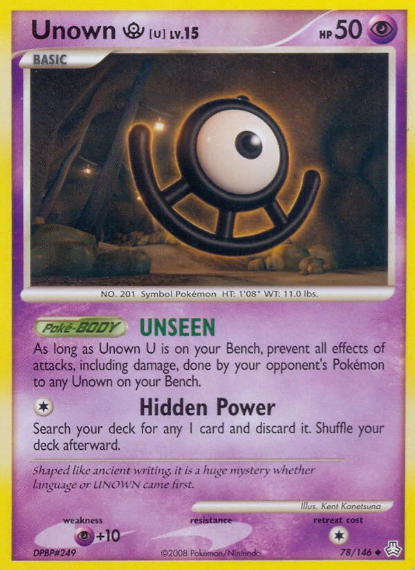 Unown [U] 78/146, Legends Awakened Pokémon card