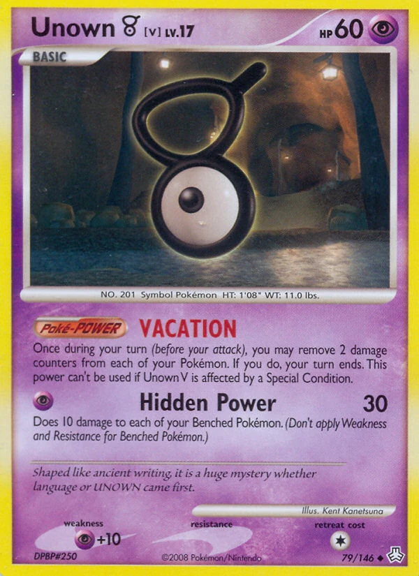 Unown [V] 79/146, Legends Awakened Pokémon card